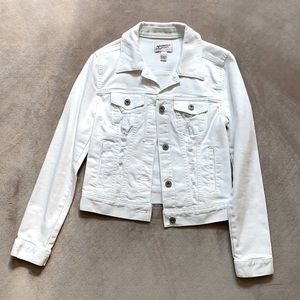 Arizona white jean jacket, size S